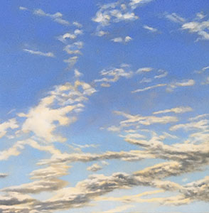 Image of the painting, Norfolk Laurel by Glen Hansen
